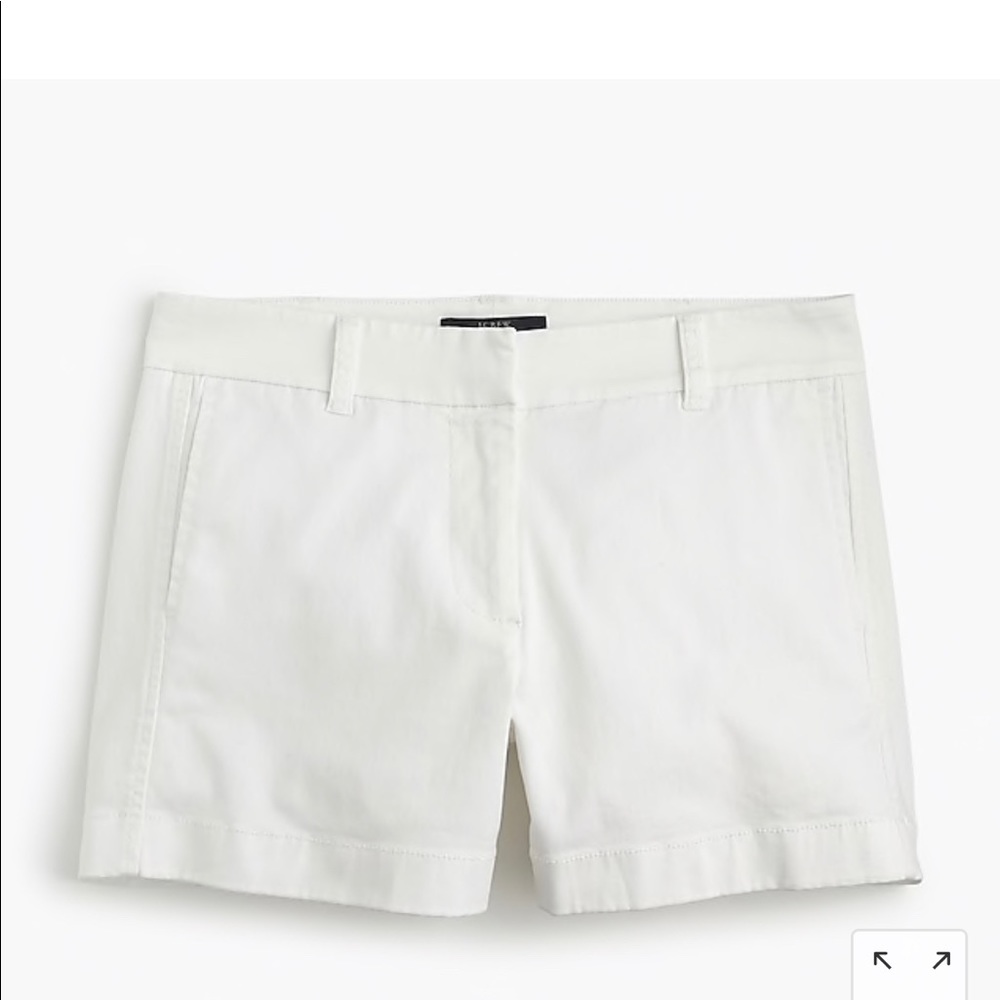 J.Crew Chino white Shorts